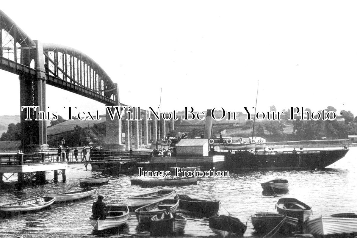 CO 3538 - Saltash Bridge, Cornwall c1914