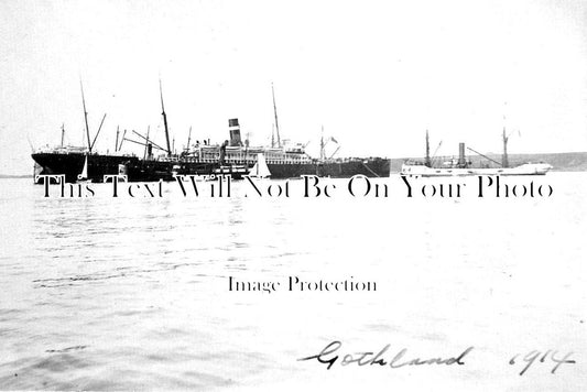 CO 3541 - SS Goathland Shipwreck, Isles Of Scilly, Cornwall 1914