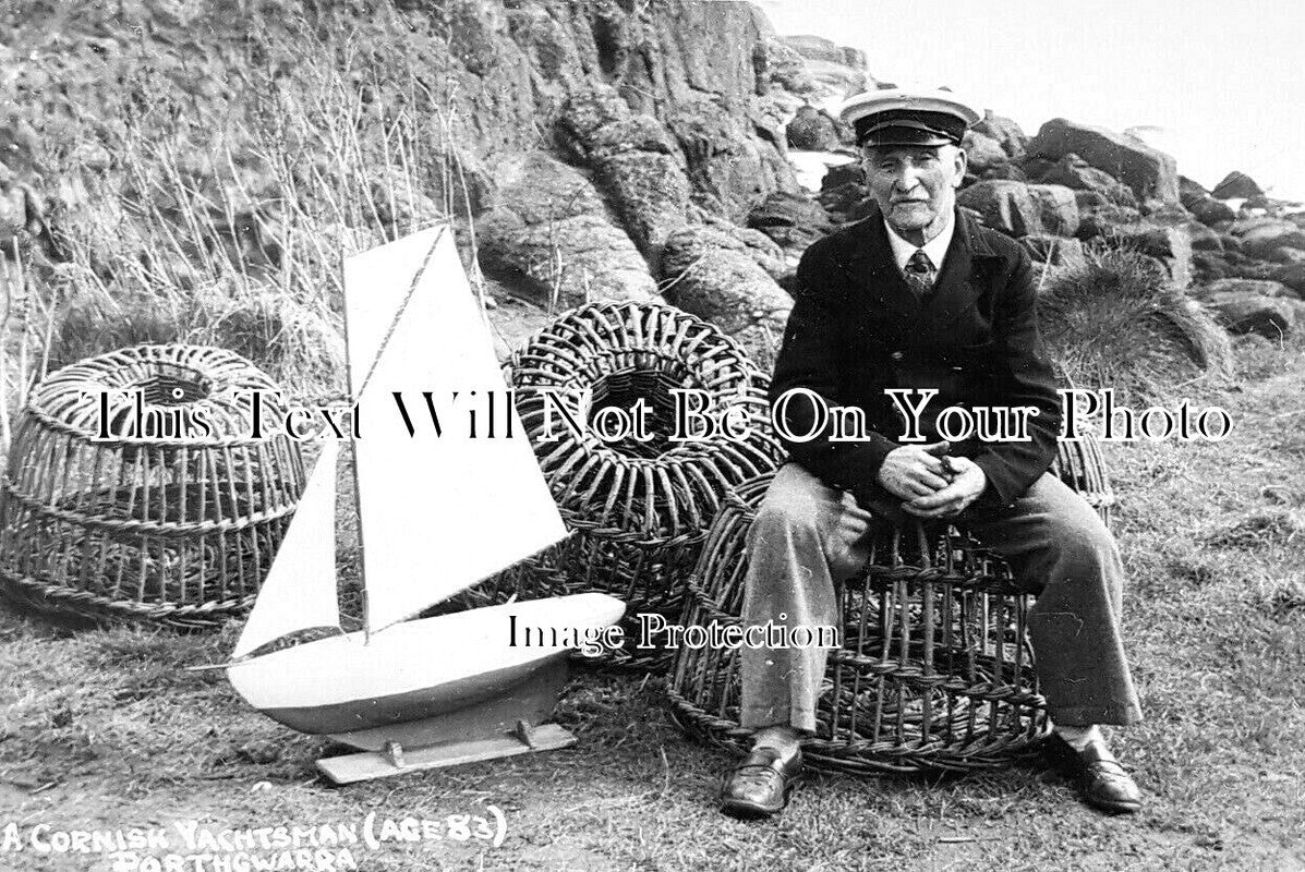 CO 3593 - A Cornish Yachtsman Age 83, Porthgwarra, Cornwall