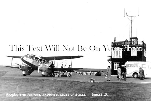 CO 3608 - The Airport, Dragon Rapide, St Marys, Isles Of Scilly, Cornwall