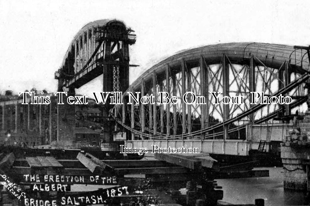 CO 361 - Erection Of The Albert Bridge, Saltash, Cornwall
