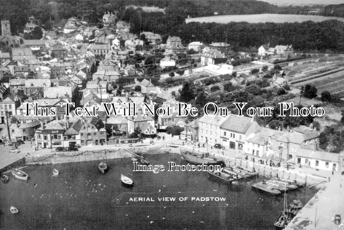 CO 3622 - Aerial View Of Padstow, Cornwall