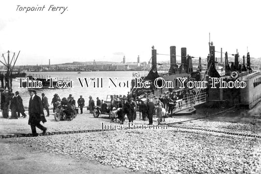 CO 3637 - Torpoint Ferry, Torpoint, Cornwall c1926