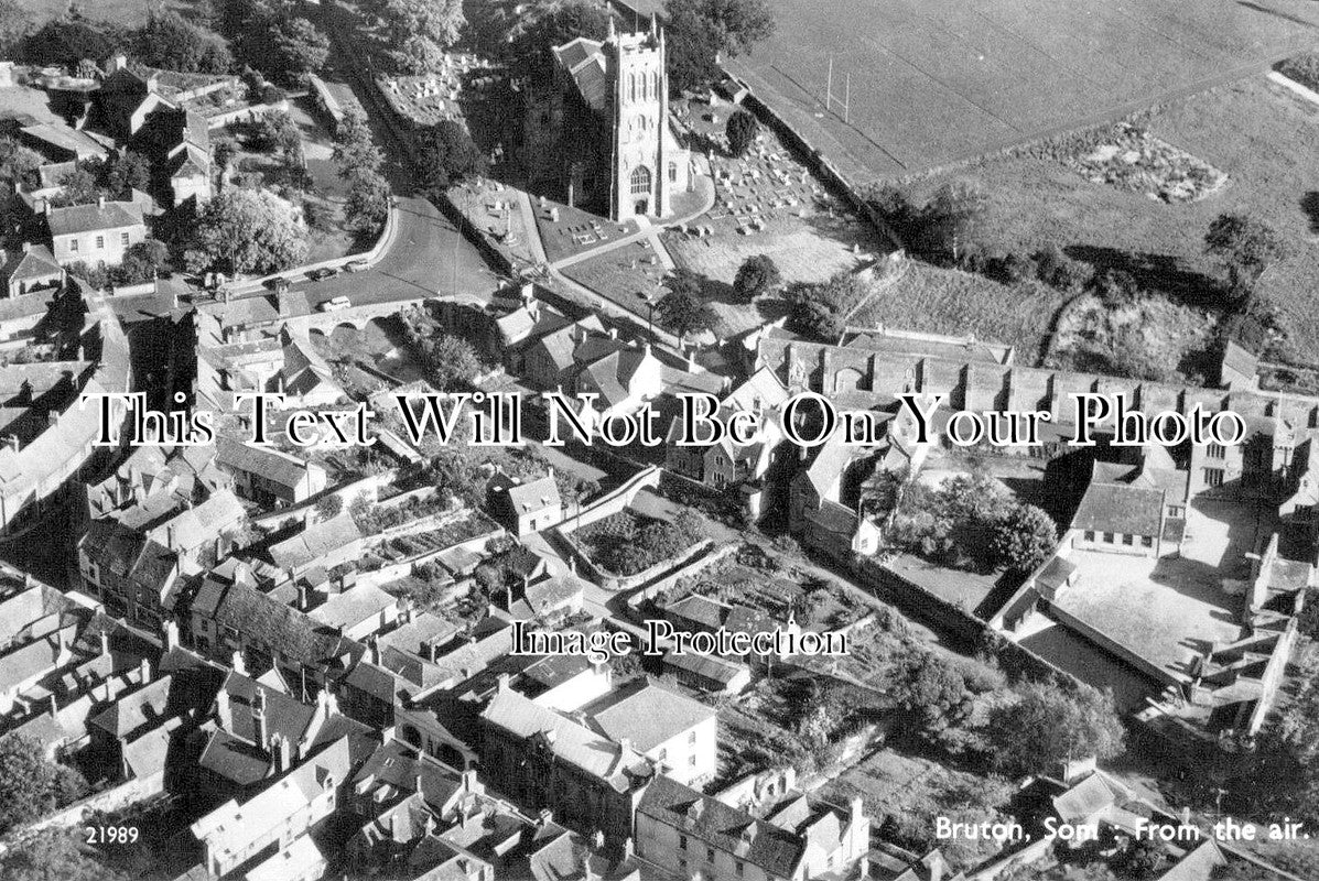 CO 3640 - Bruton From The Air, Cornwall