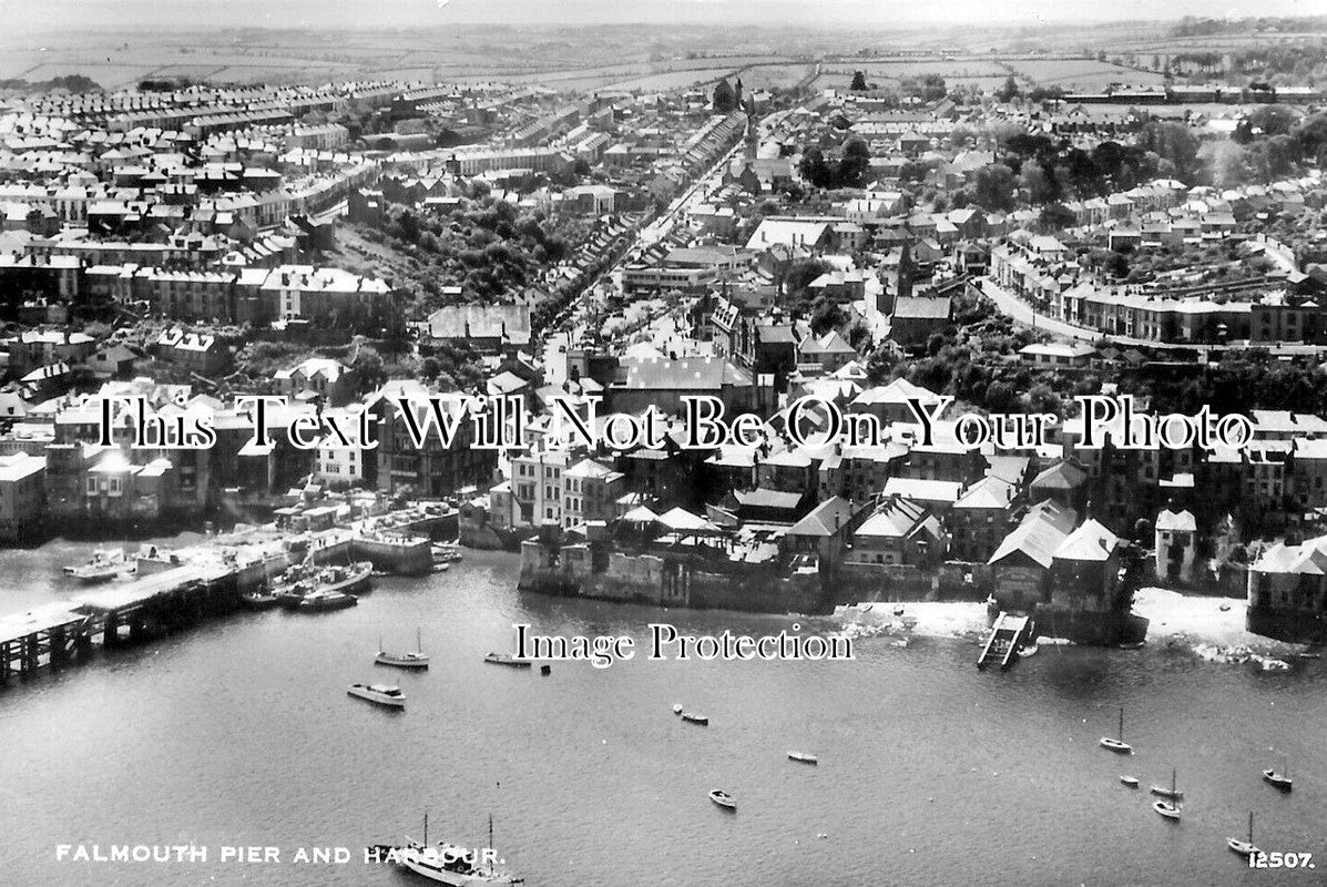 CO 3672 - Falmouth Pier & Harbour, Cornwall
