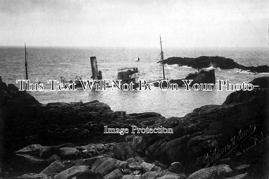 CO 369 - Shipwreck, Scilly Isles, Cornwall