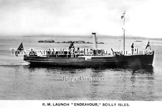 CO 3694 - RM Launch Endeavour, Scilly Isles, Cornwall