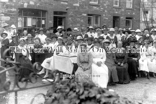 CO 3699 - WW1 Peace Celebrations, St Teath, Cornwall