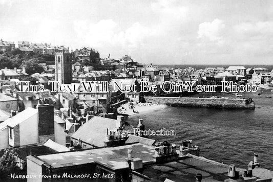 CO 3702 - Harbour From The Malakoff, St Ives, Cornwall