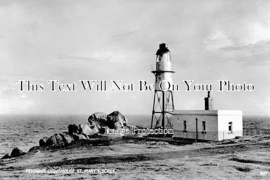 CO 3738 - Peninnis Lighthouse, St Marys, Scilly Isles, Cornwall
