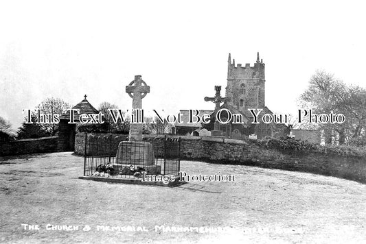 CO 3747 - The Church & War Memorial, Marhamchurch, Cornwall