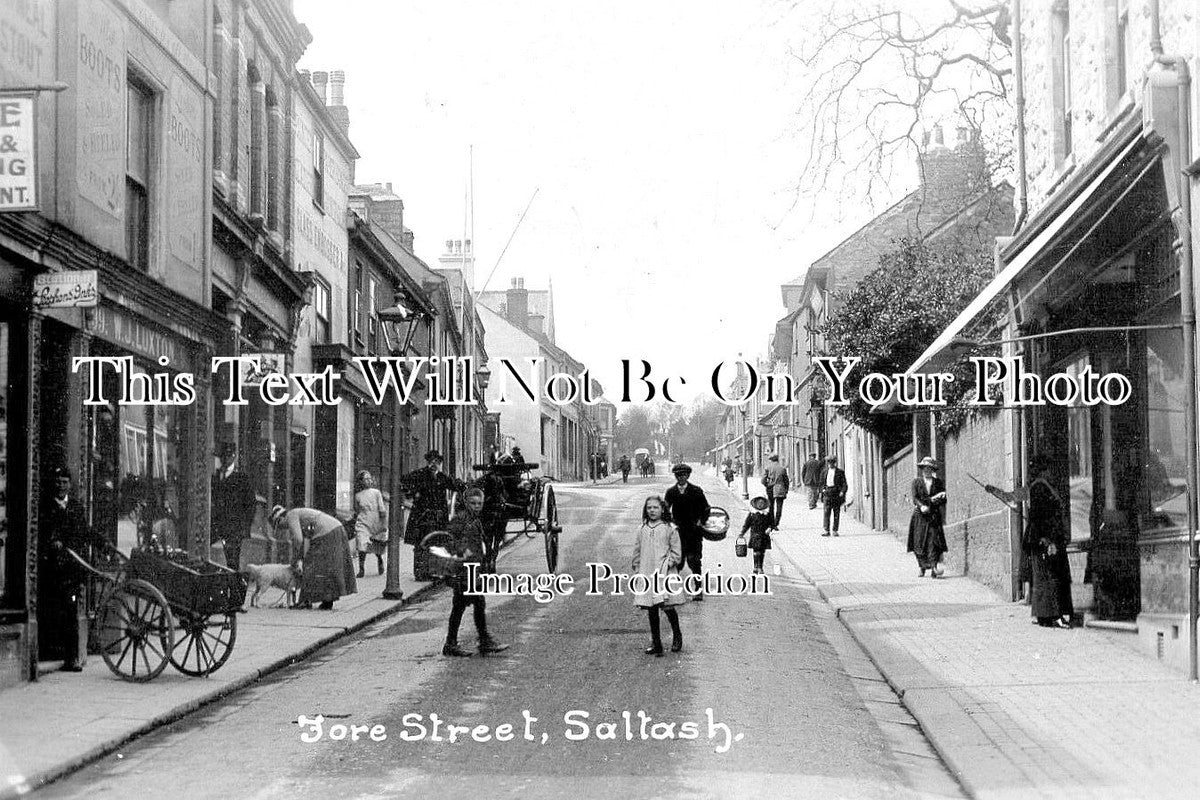 CO 3777 - Fore Street, Saltash, Cornwall c1908