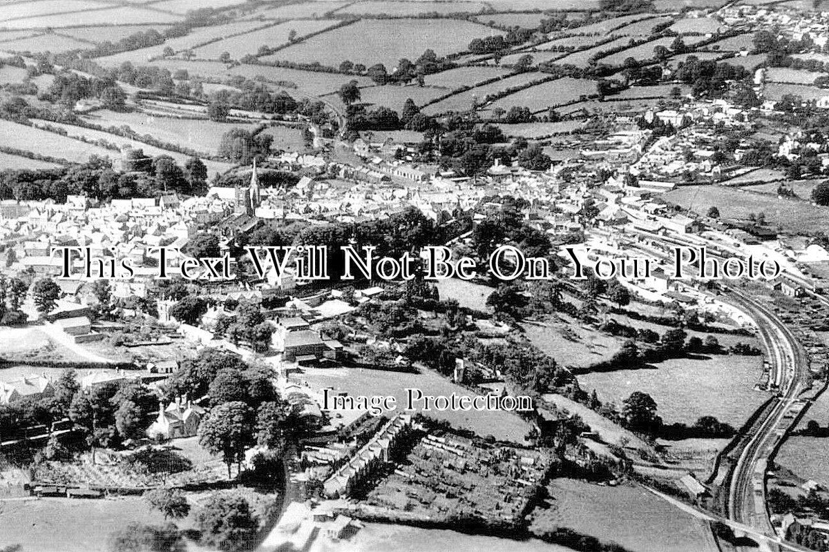 CO 3786 - Launceston From The Air, Aerial View, Cornwall