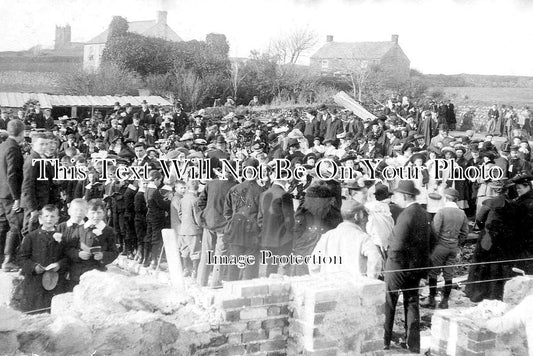 CO 3810 - Laying The Cornerstone Of School Ceremony, St Dennis, Cornwall c1906