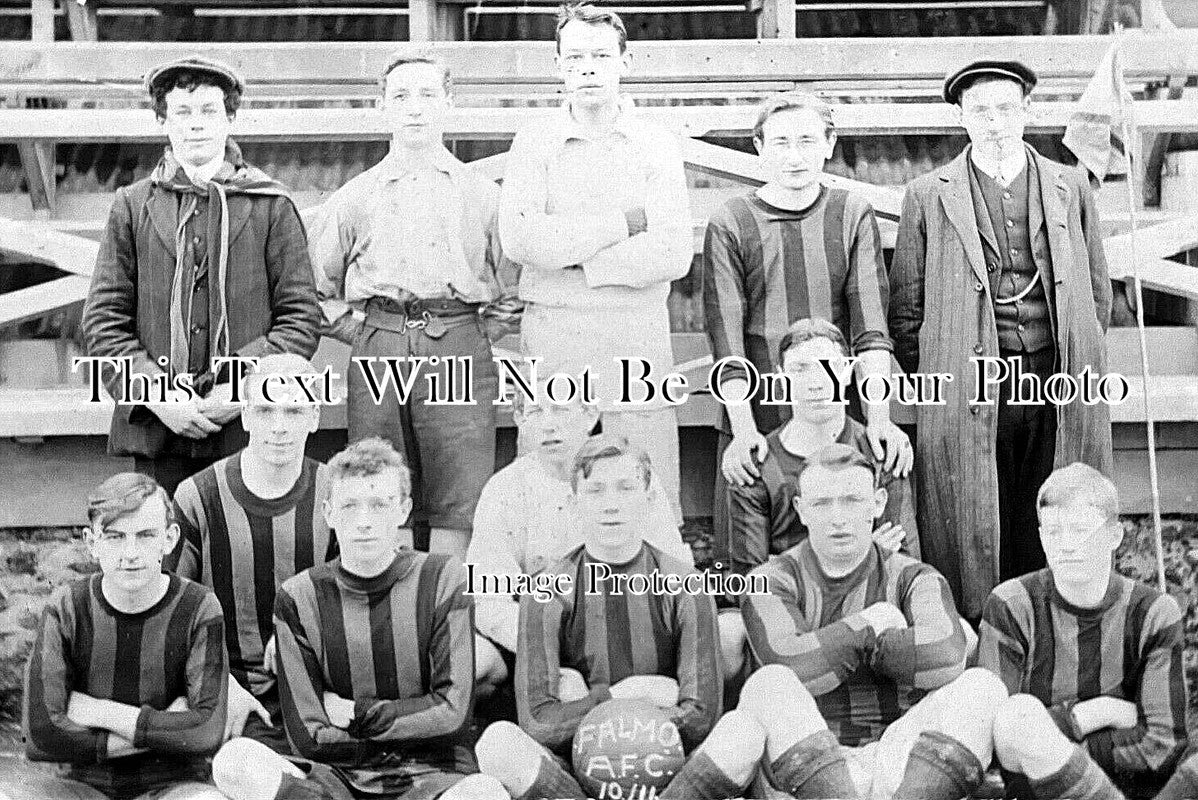 CO 3820 - Falmouth Football Club Team, Cornwall 1910-11