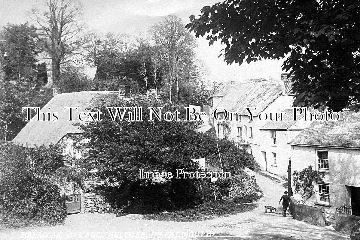 CO 3852 - Manaccan Village, Helford, Cornwall c1913