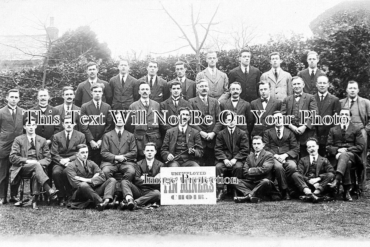 CO 3883 - Unemployed Tin Miners Choir, Redruth, Cornwall