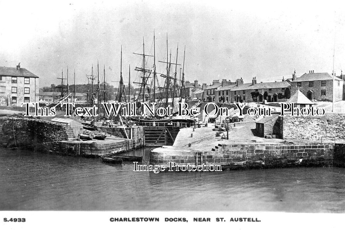 CO 3886 - Charlestown Docks Near St Austell, Cornwall