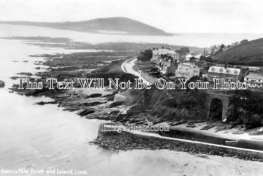 CO 3887 - Hannafore Point & Island, Looe, Cornwall c1910