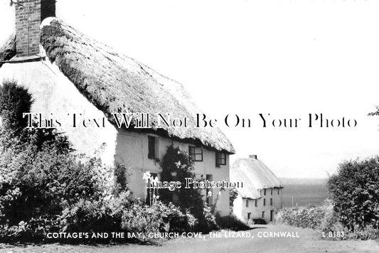 CO 3893 - Cottages & The Bay, Church Cove, The Lizard, Cornwall