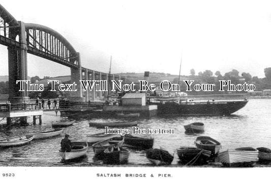 CO 3918 - Saltash Bridge & Pier, Cornwall