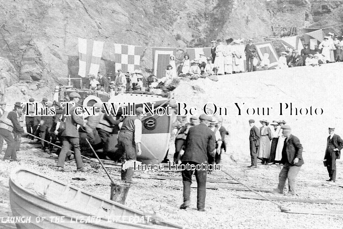 CO 3948 - Launch Of The Lizard Lifeboat, Cornwall