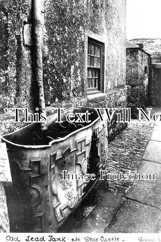CO 3955 - Old Lead Tank, Star Castle, Cornwall c1929