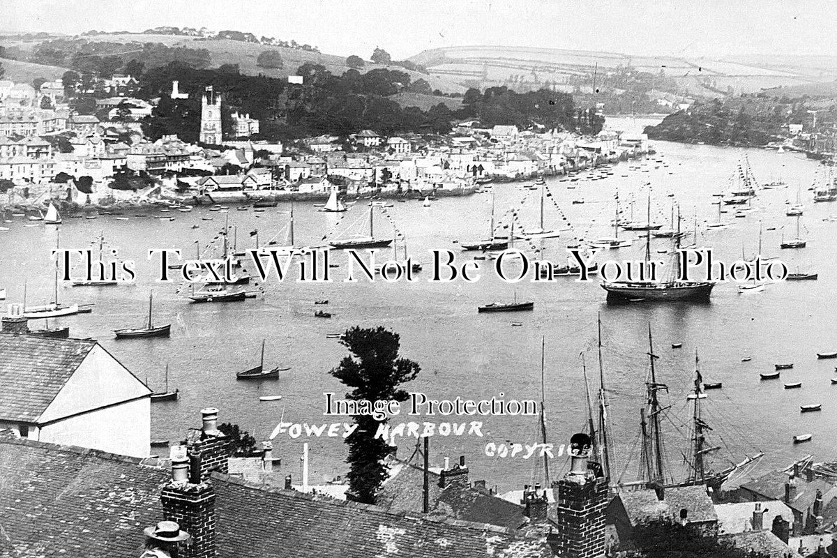 CO 3958 - Fowey Harbour, Cornwall