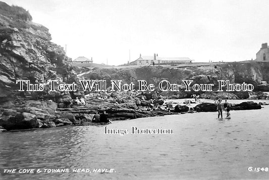CO 3972 - The Cove & Towans Head, Hayle, Cornwall