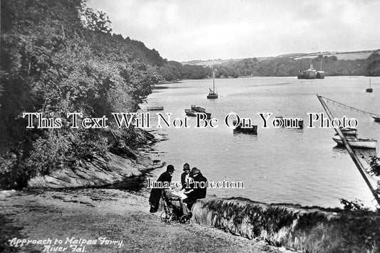 CO 4031 - Approach To Malpas Ferry, River Fal, Cornwall