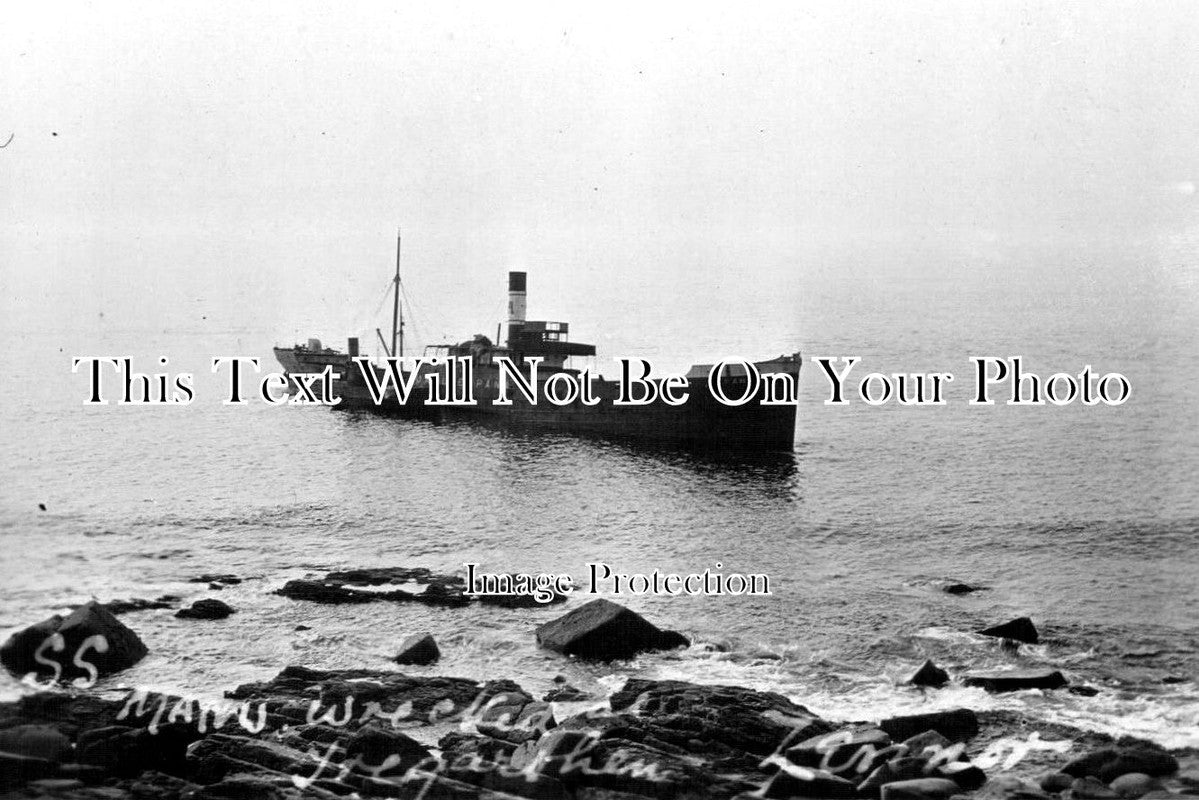 CO 404 - SS Manu Shipwreck At Tregarthan, Zennor, Cornwall