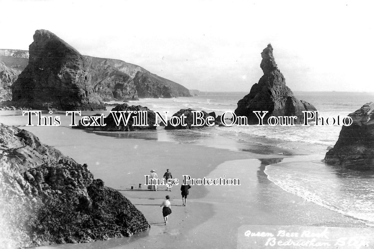 CO 4078 - Queen Bess Rock, Bedruthan, Cornwall