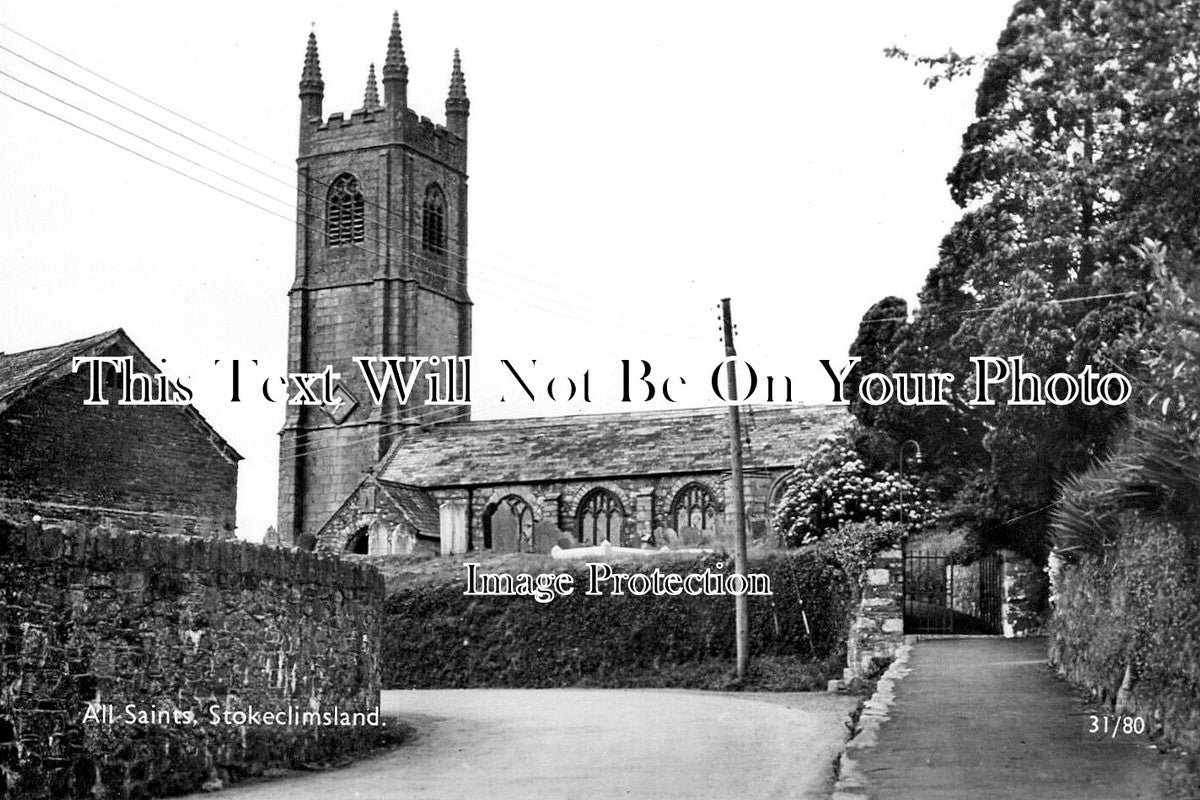 CO 4100 - All Saints Church, Stoke Climsland, Cornwall