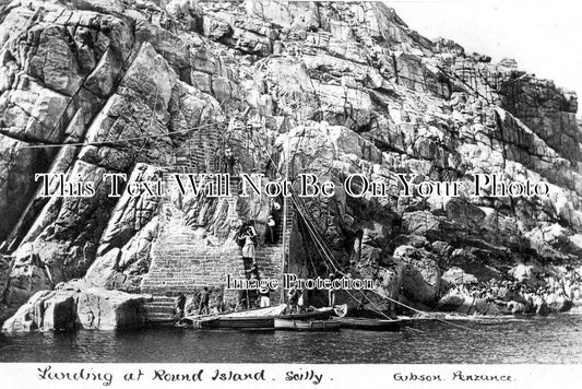 CO 4112 - Landing At Round Island, Scilly Isles, Cornwall