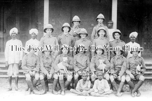 CO 4124 - Duke Of Cornwall Light Infantry Military Group At Lucknow 1914 WW1