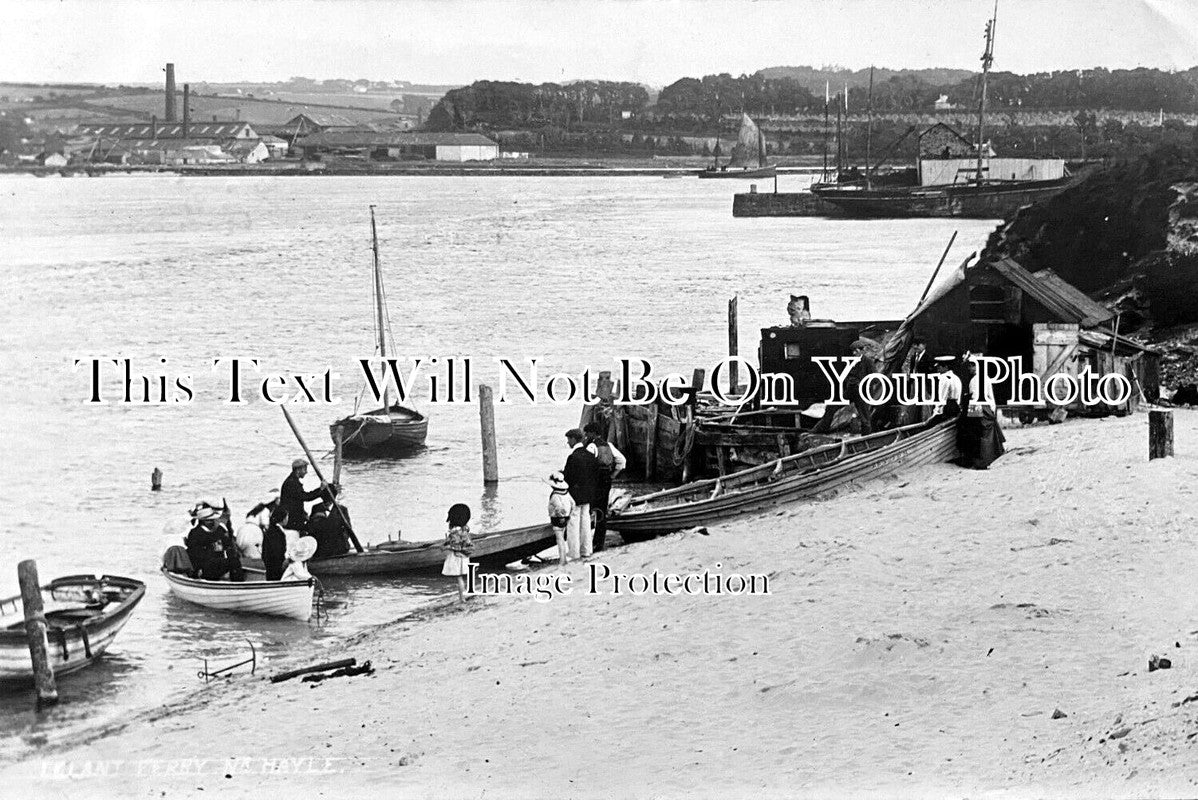 CO 4152 - Lelant Ferry Near Hayle, Cornwall c1904