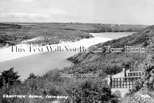 CO 4163 - Crantock Beach, Newquay, Cornwall c1955