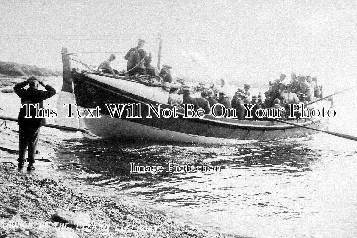CO 4167 - Launch Of The Lizard Lifeboat, Cornwall