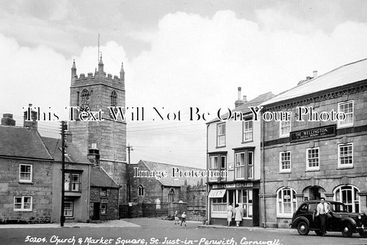 CO 4170 - Church & Market Square, St Just In Penwith, Cornwall