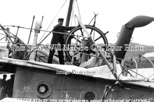 CO 4171 - Duchess Of Cornwall Shipwreck, Captain Hedley Yeo