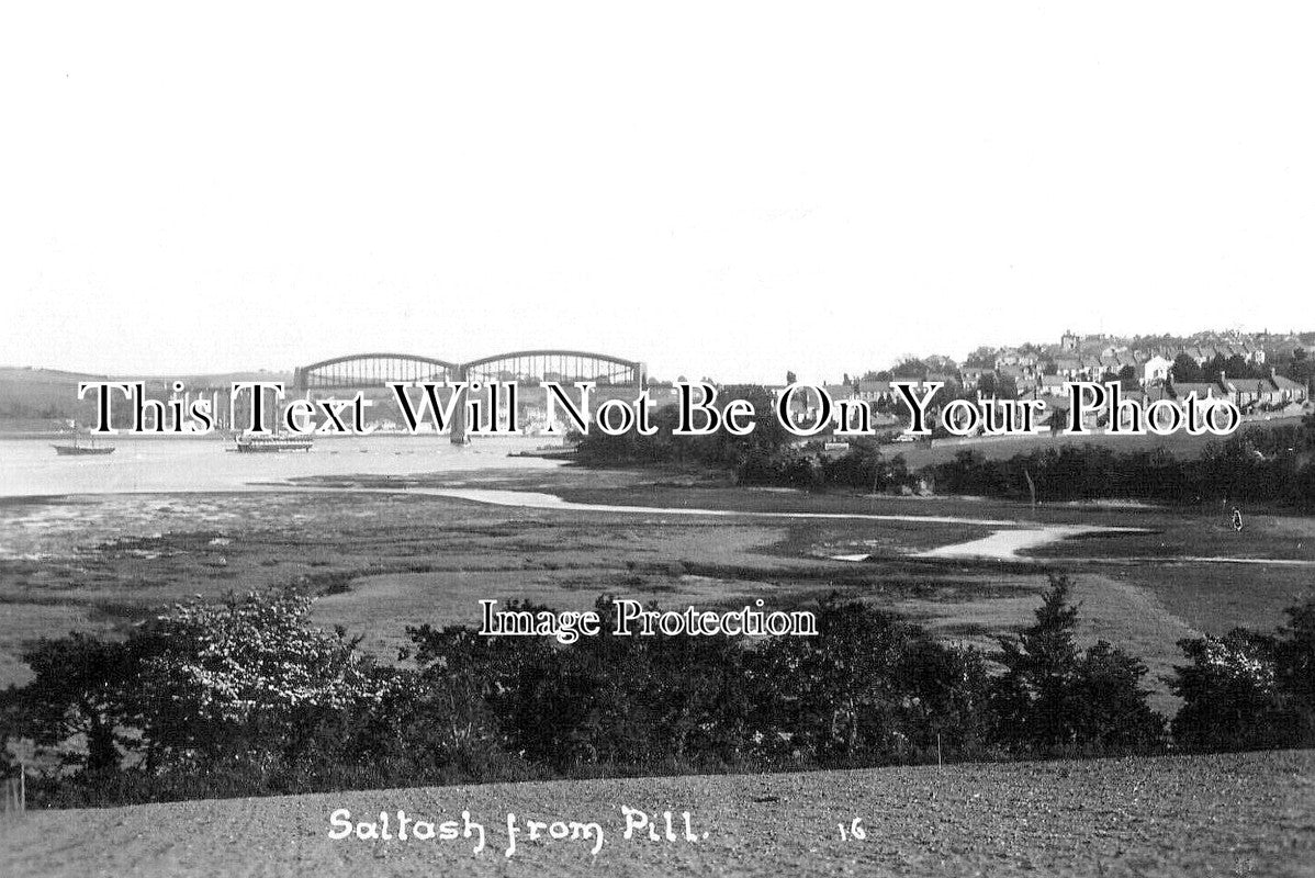 CO 4174 - Saltash From Pill, Cornwall