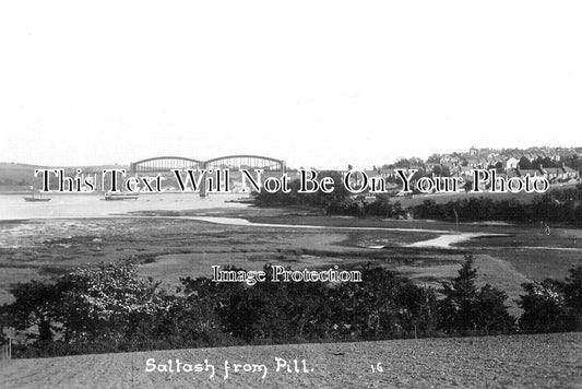 CO 4174 - Saltash From Pill, Cornwall