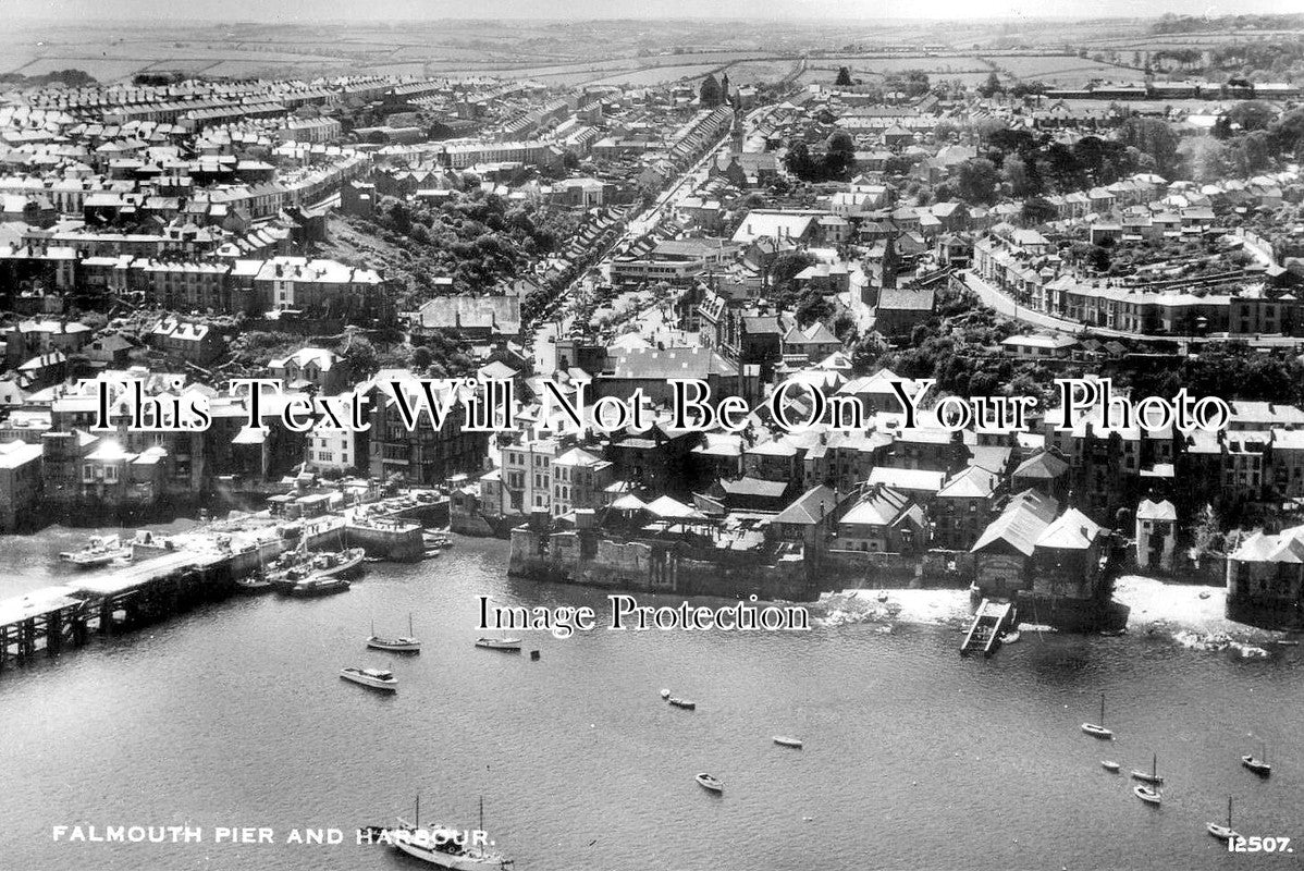 CO 4176 - Falmouth Pier & Harbour, Cornwall
