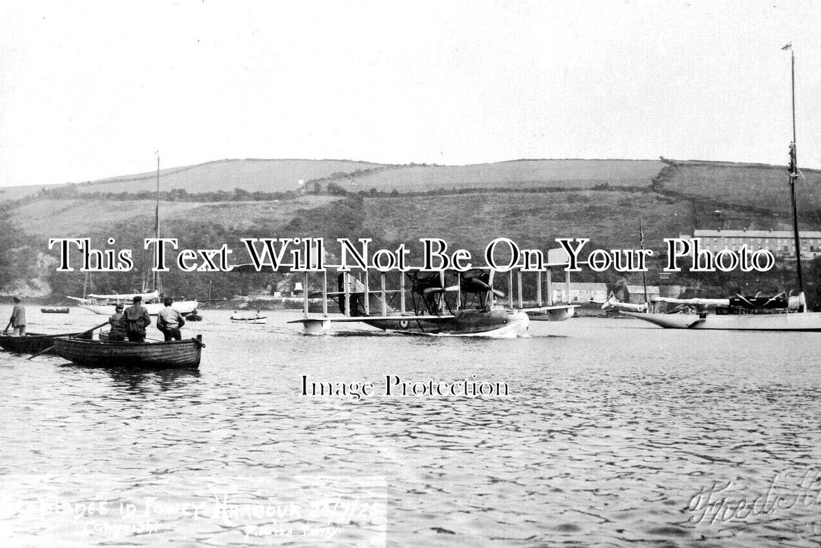 CO 4179 - Seaplanes In Fowey Harbour, Cornwall c1925