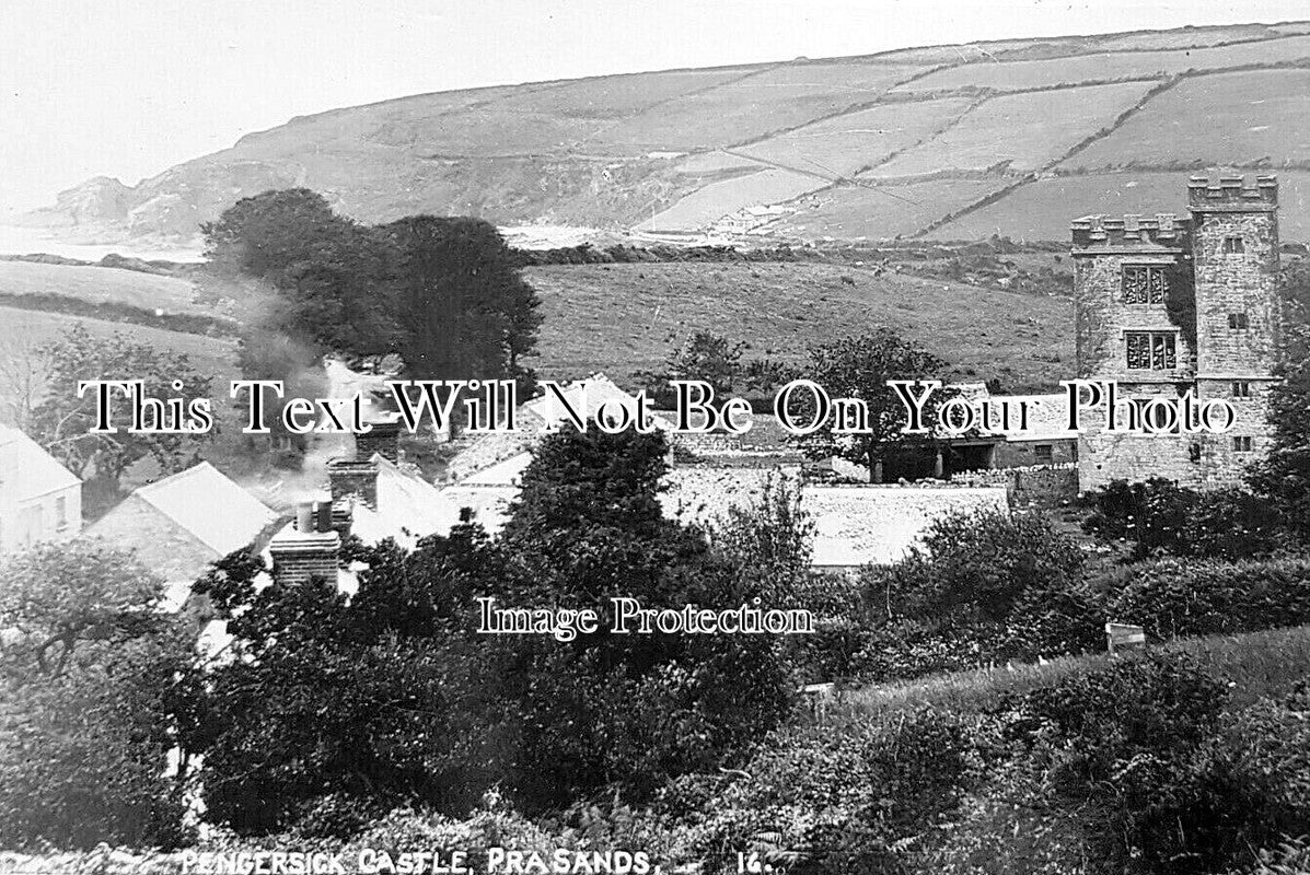 CO 4187 - Pengersick Castle, Praa Sands, Cornwall