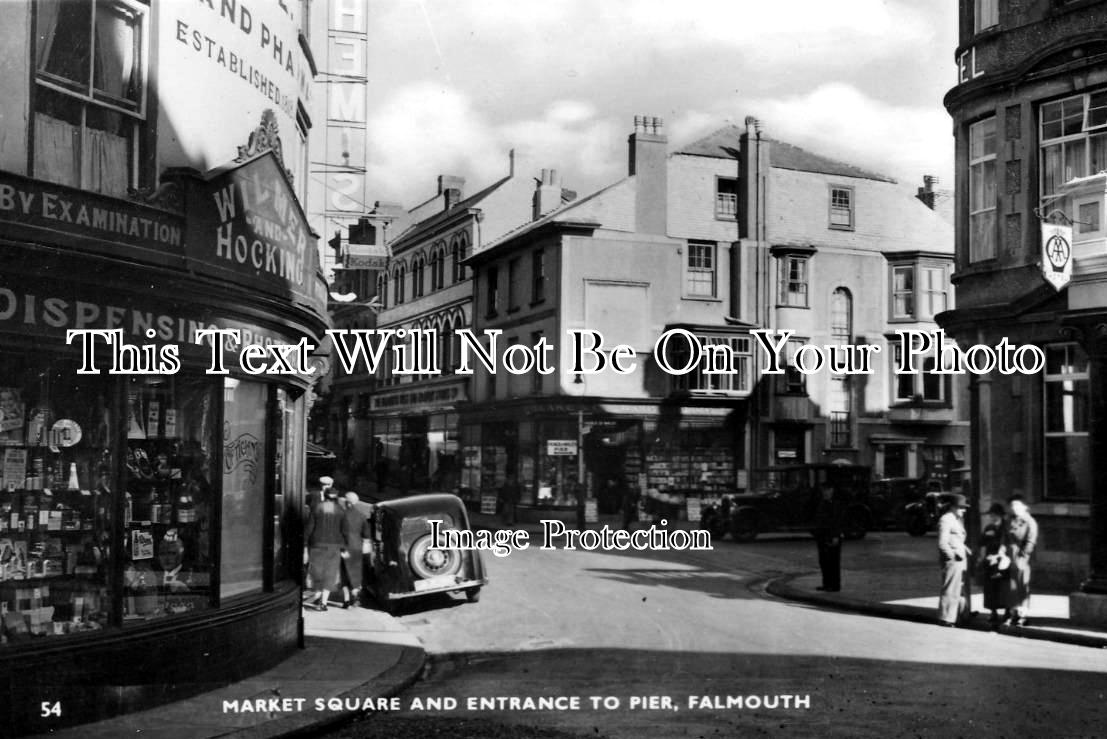 CO 419 - Market Square, Falmouth, Cornwall c1930