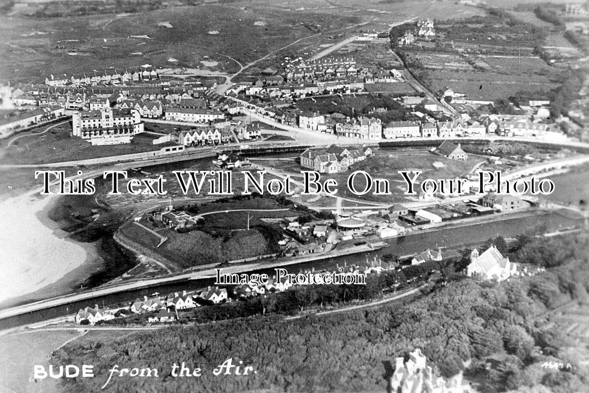 CO 4210 - Bude From The Air, Cornwall c1921