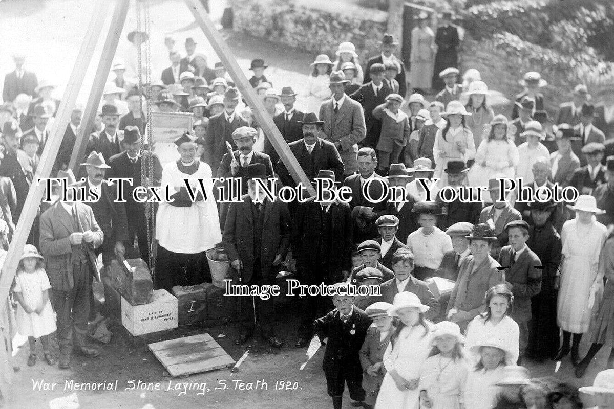 CO 4215 - St Teath War Memorial Stone Laying, Cornwall 1920
