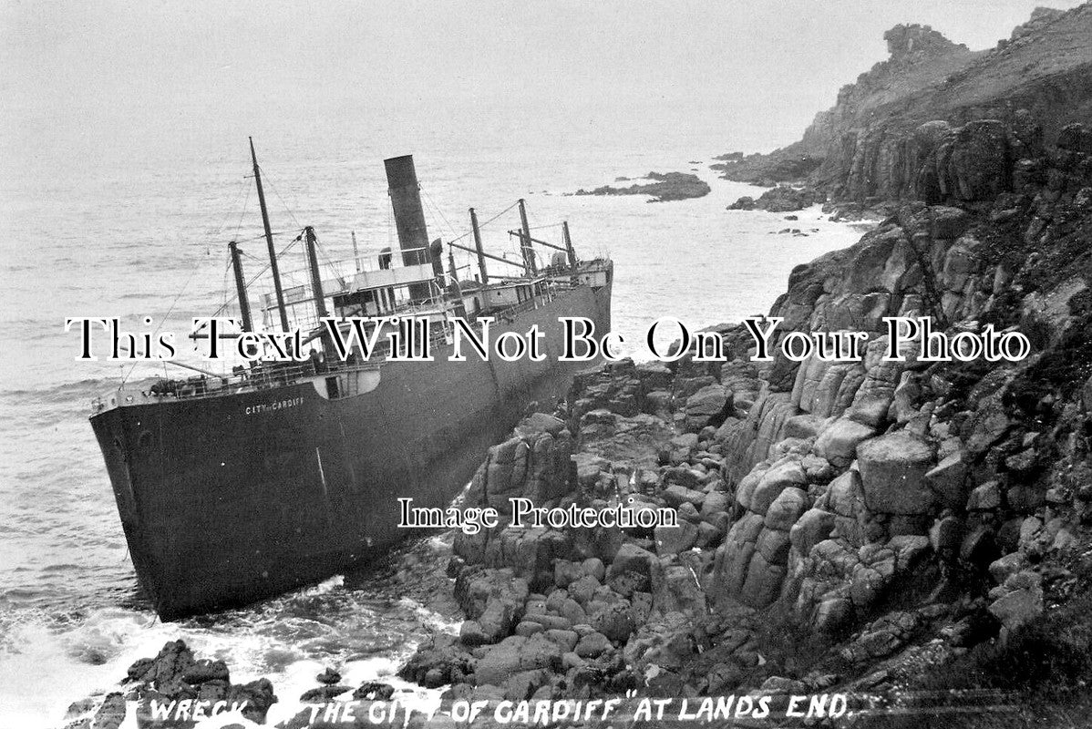 CO 4232 - Shipwreck Of The City Of Cardiff At Lands End, Cornwall
