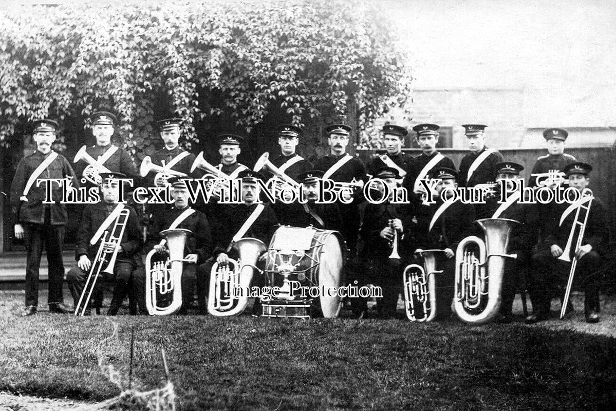 CO 4238 - Saltash Brass Band, Cornwall c1910